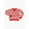 M6116 Open neck striped jumper in pdf format