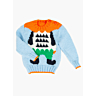 M6120 Elf Intarsia Sweater in pdf format