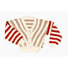 M6161 Striped wide cardigan Cléante in pdf format