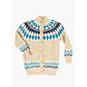M6222 Long jacket with Intarsia and cables in pdf format