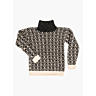 M6236 High neck fairisle sweater in pdf format