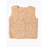 M6308 V-neck sleeveless cardigan in garter stitch in pdf format