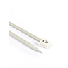 Straight needles, grey aluminium, 5.5 mm - 30 cm