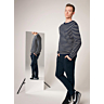 M0043  Shoulder button sweater