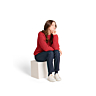 M0047 Raglan round neck jumper