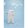 M0069 - M0070 Zipped onesie and booties