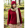 M0094-M0095 Sweater with cabled sleeves and hat