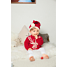 M0102 Intarsia sweater with round collar
