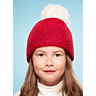 M0118-M0119-M0120 Striped, cable knit, and pompom hats
