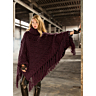 M0122 Roll neck poncho