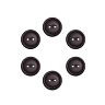 Pack of 6 buttons Ø 20 mm - noir