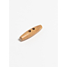 Pack of 6 olive wood toggles Ø35 mm