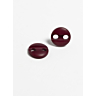 Pack of 6 buttons with large holes Ø27 mm prune