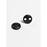 Pack of 6 buttons with large holes Ø27 mm graphite