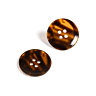 Pack of 5 bio-resin buttons ø 40 mm