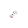 Pack of 6 shank buttons Ø 14 mm cherry