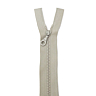 Open-end beige zipper, 30 cm