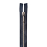 Sea blue blue closed end zip - 25 cm
