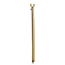 Beige open-end zip, 60 cm