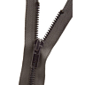 Dark grey open end zip, 35 cm