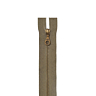 Khaki closed end zip, 20 cm