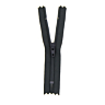 Fermeture nylon non séparable gris acier, 40 cm