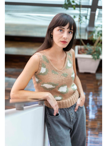 Intarsia Vest - Bergère de France