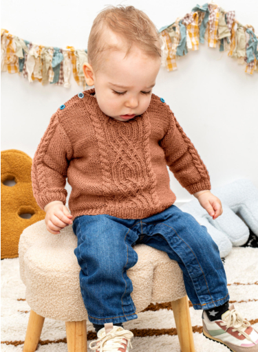 Baby Dog Boatneck Sweater