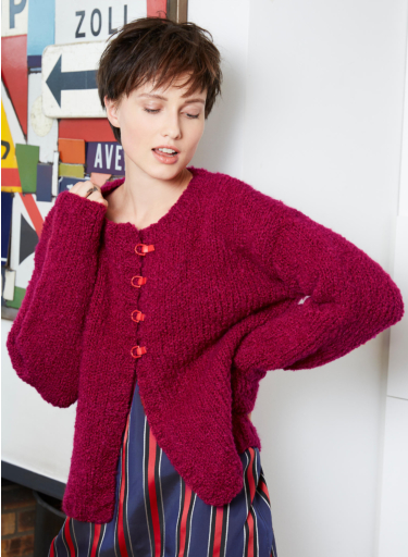 boucle cardigan