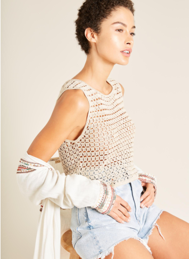 入園入学祝い Crochet tank France de Bergère - top トップス